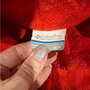 Columbia Red Fleece Jacket